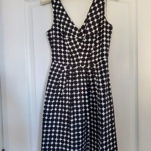 Marimekko x Banana Republic Dot Print V-neck Dress